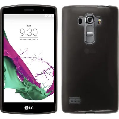 Produktbild von PhoneNatic Case kompatibel mit LG G4s / G4 Beat - schwarz Silikon Hülle transparent + 2 Schutzfolien