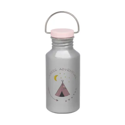 Produktbild von Lässig Trinkflasche Kinder - Edelstahl, Adventure Tipi