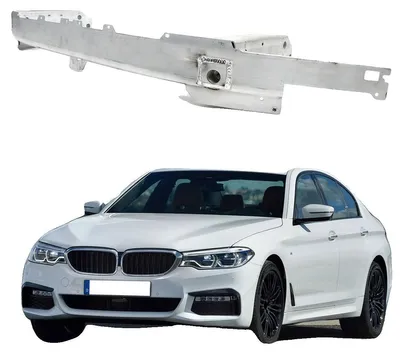 Obrázek produktu pro Výztuž předního nárazníku, hliník, délka 145 cm, výška 39 cm, šířka 14 cm, vhodná pro limuzíny řady G30 a G31 z let 2017–2020