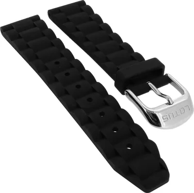Produktbild von Lotus Watches ⇒ Uhrenarmband 20mm schwarz Kautschuk ⇒ 15796 15796/3