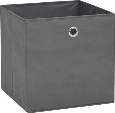 Produktbild von vidaXL Aufbewahrungsboxen 4 Stk. Vliesstoff 32x32x32 cm Grau