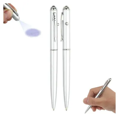 Produktbild von 2pcs unsichtbarer Tintenstift mit UV -Licht für geheime Nachricht gefälschter Bill Detektorparty bevorzugt Geburtstag Weihnachtsbag Geschenk Kinder