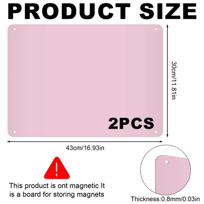 Immagine prodotto di Omgoods - Lavagna magnetica, 43 x 30 cm, ideale per la casa e l'ufficio