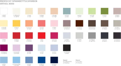 Produktbild von elegante Mako-Satin-Spannbettlaken Solid Farbe silber Größe 90x200cm