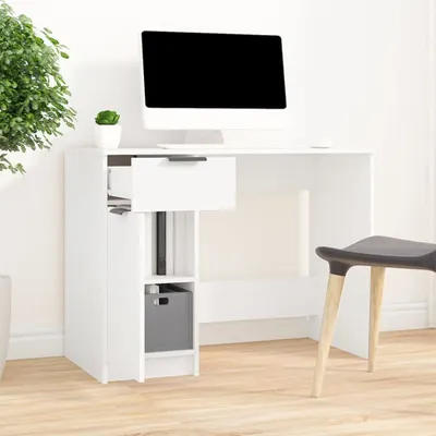 Obrázek produktu pro Maison Exclusive - Psací stůl bílý 100x50x75 cm dřevěný materiál