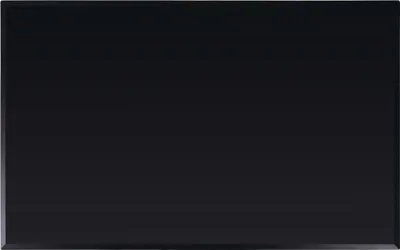 A plain black background with a subtle beveled edge.
