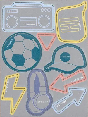 Produktbild von Lässig Reflective Sticker Football