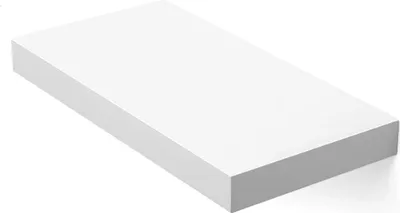 Produktbild von Hoppa! | Schwebendes Wandregal 40 cm | Weiß - MDF