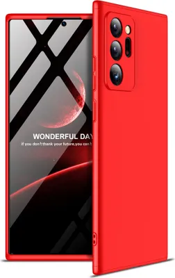Produktbild von Für Samsung Note 20/Anmerkung 20 Ultra/M31S Handyhülle 360 Grad Vollständiger Schutz Fallrot