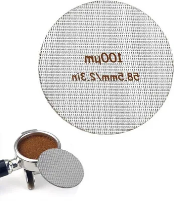 Obrázek produktu pro Držák na kávový filtr z nerezové oceli s uzávěrem pro jemnost filtru 100 μm (585 μm)