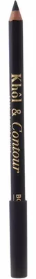 Zdjęcie produktu dla Bourjois Khôl & Contour, Proszek antymonowy, Ołówek, Czarny, Ultra Black, 1,2 g, Unisex