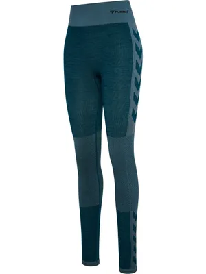 Produktbild von HUMMEL hmlCLEA SEAMLESS MID WAIST TIGHTS, DARK SEA, S