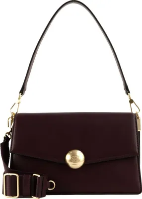 Produktbild von LACOSTE Umhängetasche Schultertasche Flap Shoulder Bag Winetasting beere