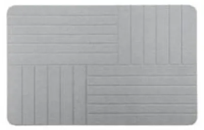 Immagine prodotto di Tappeto da bagno, diatomite, grigio