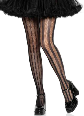 Immagine prodotto di Collant a rete Arlecchino - Harley Quinn Schwarz