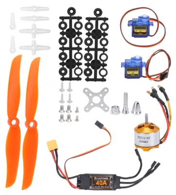 Obrázek produktu pro 2212 KV2200 motor 40A XT60T ESC SG90 servo 6035 vrtule příslušenství sada pro RC letadla