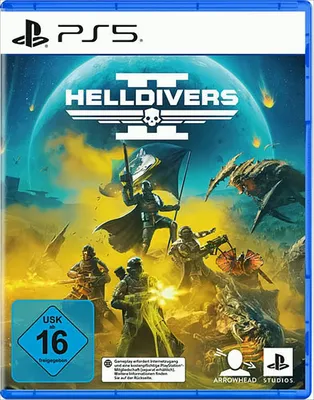 Zdjęcie produktu dla Sony Interactive Entertainment Helldivers II (PS5), PlayStation 5, Tryb multiplayer, od 17 lat, Nośnik fizyczny
