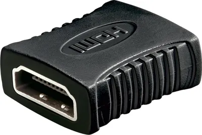 Immagine prodotto di Goobay 68688 Adattatore HDMI™, nichelato, nero - Presa HDMI™ (tipo A) > Presa HDMI™ (tipo A)