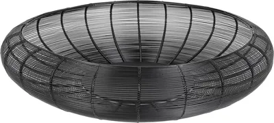 Produktbild von Kaheku Schale Arya schwarz, Durchmesser 60 cm, Höhe 13 cm 1120006113
