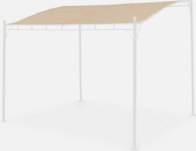Produktbild von sweeek - Ersatzplane für Pergola BRESTUM 3x2,5m - Beige