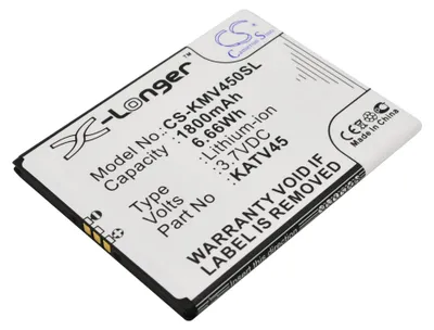 Obrázek produktu pro TECHTEK Baterie kompatibilní s [KAZAM] TV 4.5 nahrazuje KATV45, pro KATV45-HSBH0014659