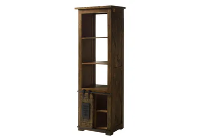 Produktbild von MASSIVMOEBEL24.DE Bücherregal Mango 60x45x180 braun lackiert RAILWAY #404