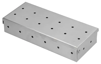 Produktbild von Räucherbox-Entlüftungsdesign, hohe Kompatibilität, einfache Verwendung langlebiger Grillgeräte für Holzkohle-Gasgrill