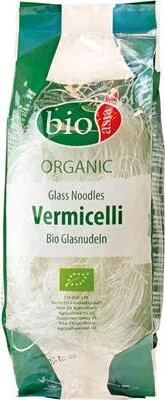 Zdjęcie produktu dla Ekologiczny makaron z groszku glazurowanego Vermicelli 100g - Bioasia