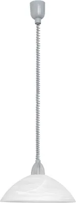 Produktbild von EGLO Pendelleuchte "LORD 2" Nickel matt grau, Glas alabaster E27 36cm 87008