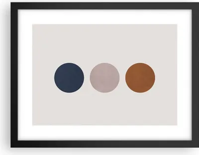 Produktbild von Gerahmtes Poster - Schwarzer Rahmen - Minimalistisch Räder Modern - 40x30 cm - Wand Bild - Wanddeko - Wandbilder - Kunstposter - Wandposter - Bilderrahmen - Bilder - Kunstdruck - P2BAA40x30-4524