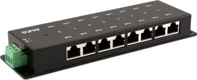 Produktbild von Alfa 8-Anschlüsse passiver PoE Injektor Gigabit