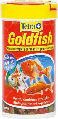Produktbild von Tetra Goldfish Flaces, Zierfisch, Trockenfischfutter, Splitter, 0,25 l