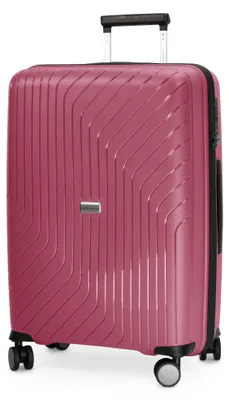 Immagine prodotto di HAUPTSTADTKOFFER TXL - valigia ultraleggera, trolley medio da viaggio taglia M, robusto trolley rigido a 4 ruote molto leggero, TSA, 66 cm, 73 L,Berry