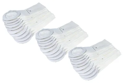 Produktbild von vhbw 30x Staubbeutel Ersatz für Nilfisk 1471098000, 1471098500 für Staubsauger - 21cm x 16cm Weiß