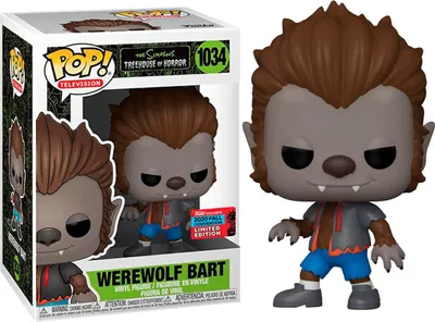Produktbild von The Simpsons Treehouse of Horror - Werewolf Bart 1034 2020 Fall Convention Limited Edition - Funko Pop! - Vinyl Figur