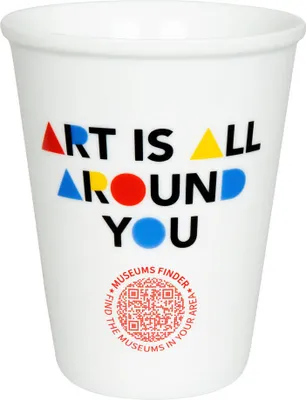 Image de Könitz Coffee to go Mug Museums Finder, tasse, tasse à café, porcelaine, blanc, 380 ml, 1111622694