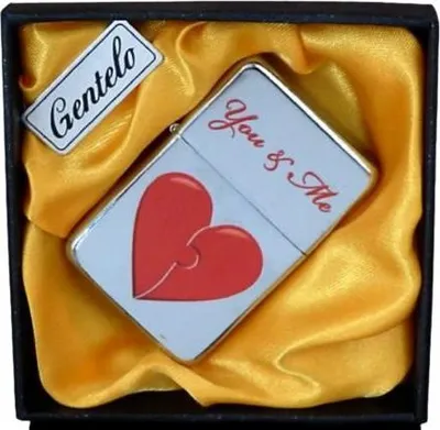 Obrázok produktu pre Benzínový zapaľovač Gentelo s potlačou "You & Me"