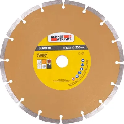 Image de Disque KONNER D71003 230 mm, diamanté, segmenté