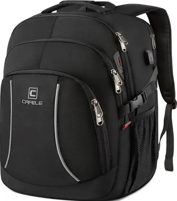 Produktbild von Schwarze Reisetasche 17,3'' Wasserfest mit USB und RFID