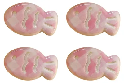 Produktbild von 4 Haarnadeln in Creme-Macaron-Farbe, Schnapperfisch-Form, sanfter Halt, keine Haarschädigung, Pony-Haarnadeln, Haaraccessoires F