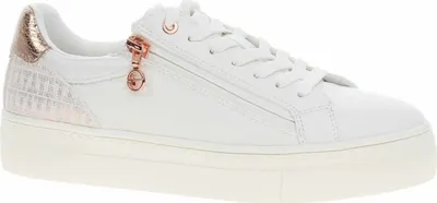 Produktbild von Tamaris Damen Sneaker mit Plateau und Reißverschluss 1-23313-41, Größe:39 EU, Farbe:Weiß