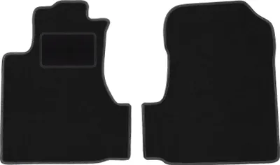 Immagine prodotto di Wielganizator tappetini auto velours anteriori adatto per Honda CR-V III (2006-2011, SUV) neri, set 2 pz, con fissaggi