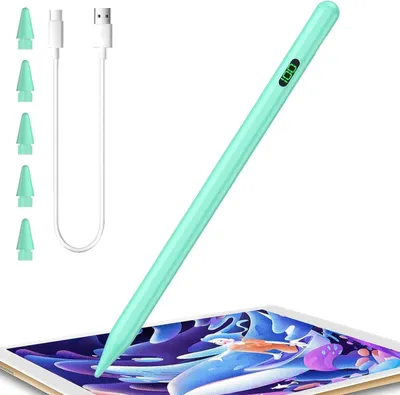 Produktbild von EingabestiftiPad, Active Stylus Pen - Handfläschenerkennung mit 5 Ersatzspitzen