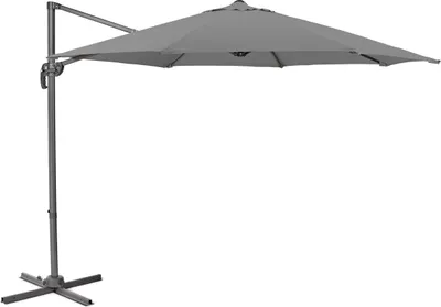 Produktbild von SVITA Sonnenschirm Garten Ampelschirm Outdoor 360° Schirm Alu drehbar kippbar Grau / Anthrazit