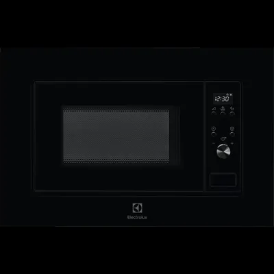 AEG Electrolux 60cm Einbau-Mikrowelle / Display mit Uhr LMS2173EMK Frontansicht