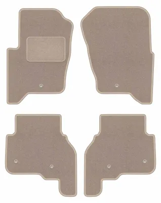 Zdjęcie produktu dla Dywaniki samochodowe welurowe LUX do: Land Rover Discovery IV (2009-2016, SUV) beżowe, z mocowaniami