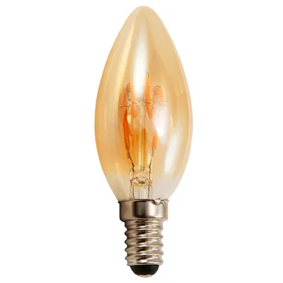 Obrázek produktu pro LED žárovka McShine ''Retro'' E14, 2W, 150lm, teplá bílá, zlaté sklo