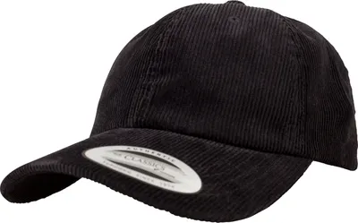 Produktbild von Low Profile Corduroy Dad Cap / mit Metallschließe - Farbe: Black - Größe: One Size