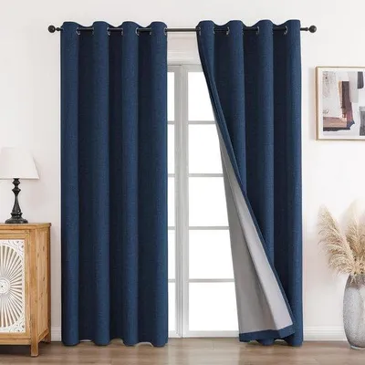Immagine prodotto di Tende isolanti in 100% poliestere, 2 pezzi, altezza 245 cm, larghezza 140 cm