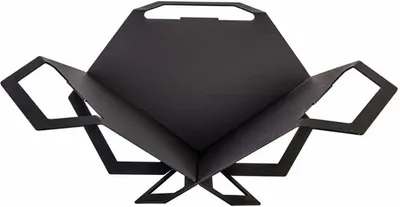 Produktbild von Gartenkamin aus Stahl, 651 mm Breite, 574 mm Tiefe, 225 mm Höhe